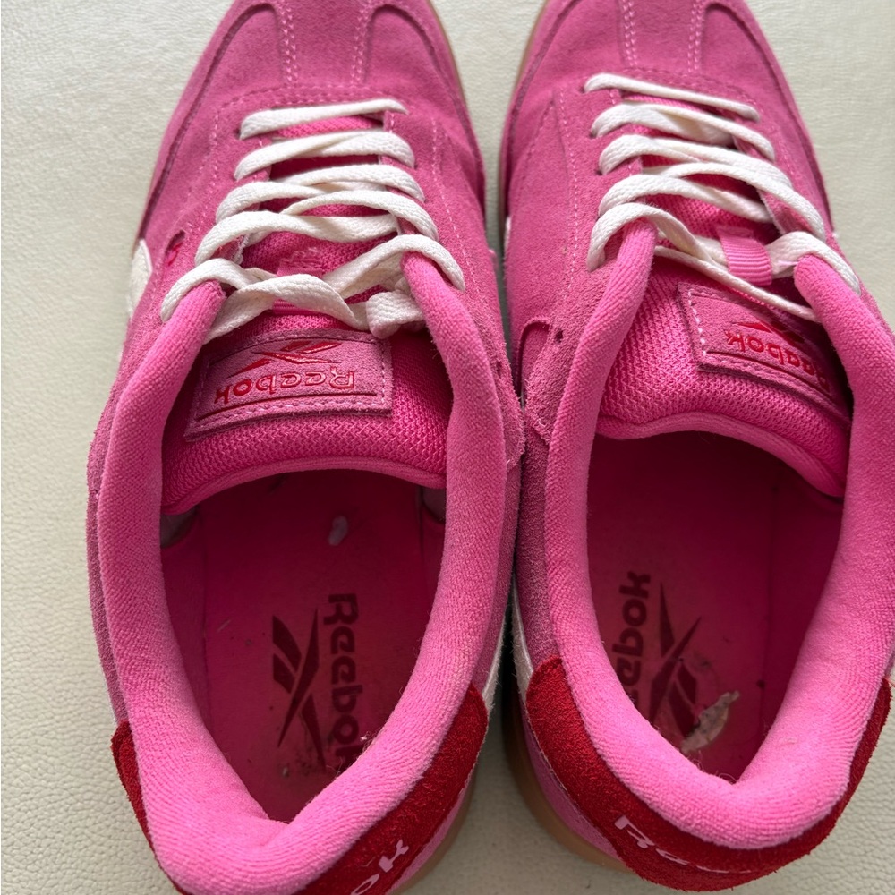 Reebok Women's Bold Pink and Red Sneakers